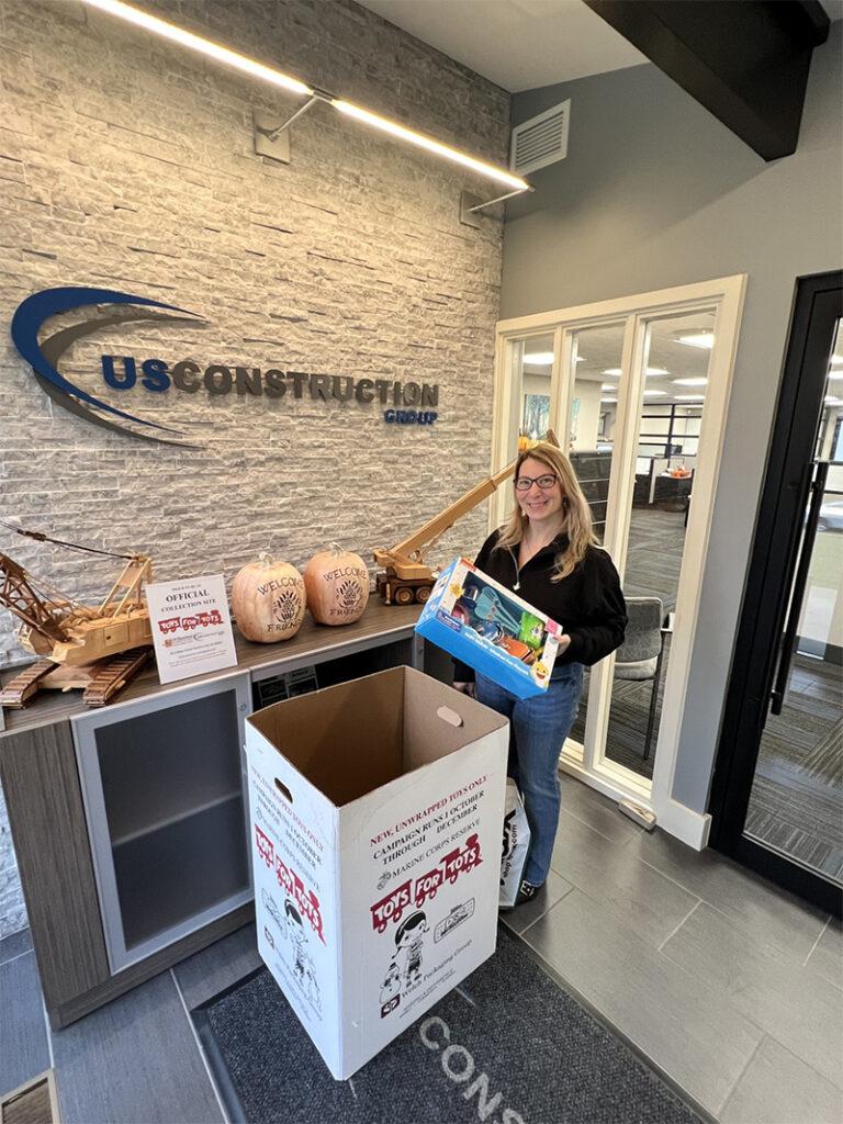 Annual Toys for Tots Drive | Retail Construction | US Construction Group